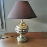 Antique brass lamp base