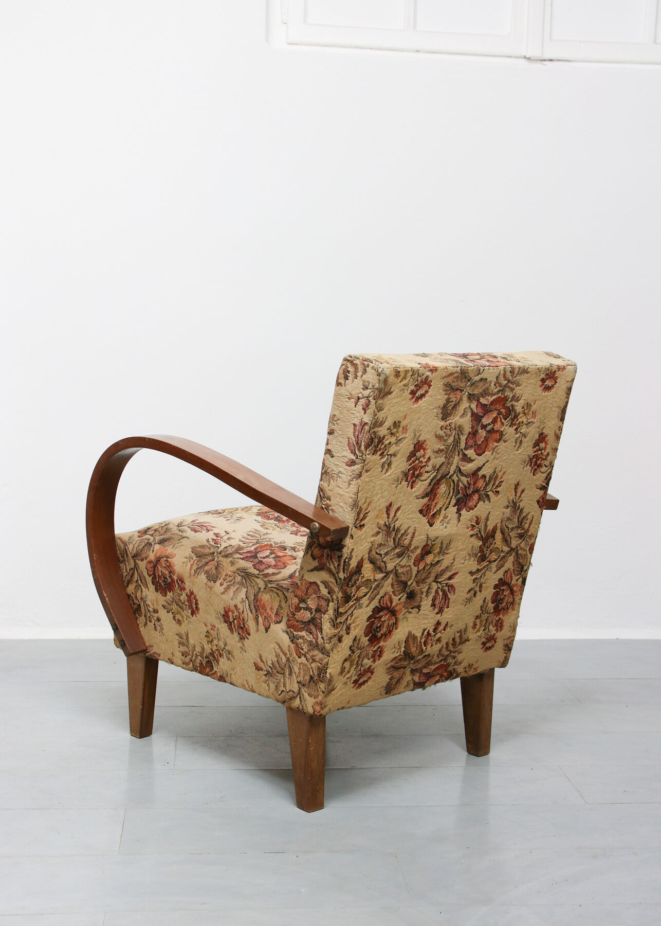 Mid-century Bentwood Jindrich Halabala Armchair, 1950s