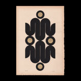 Collage on paper 20x30cm, signed Eawy