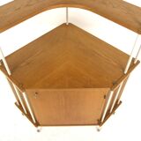 "Prydno" corner bookcase in oak, Bröderna Gustafssons, Sweden, 1950