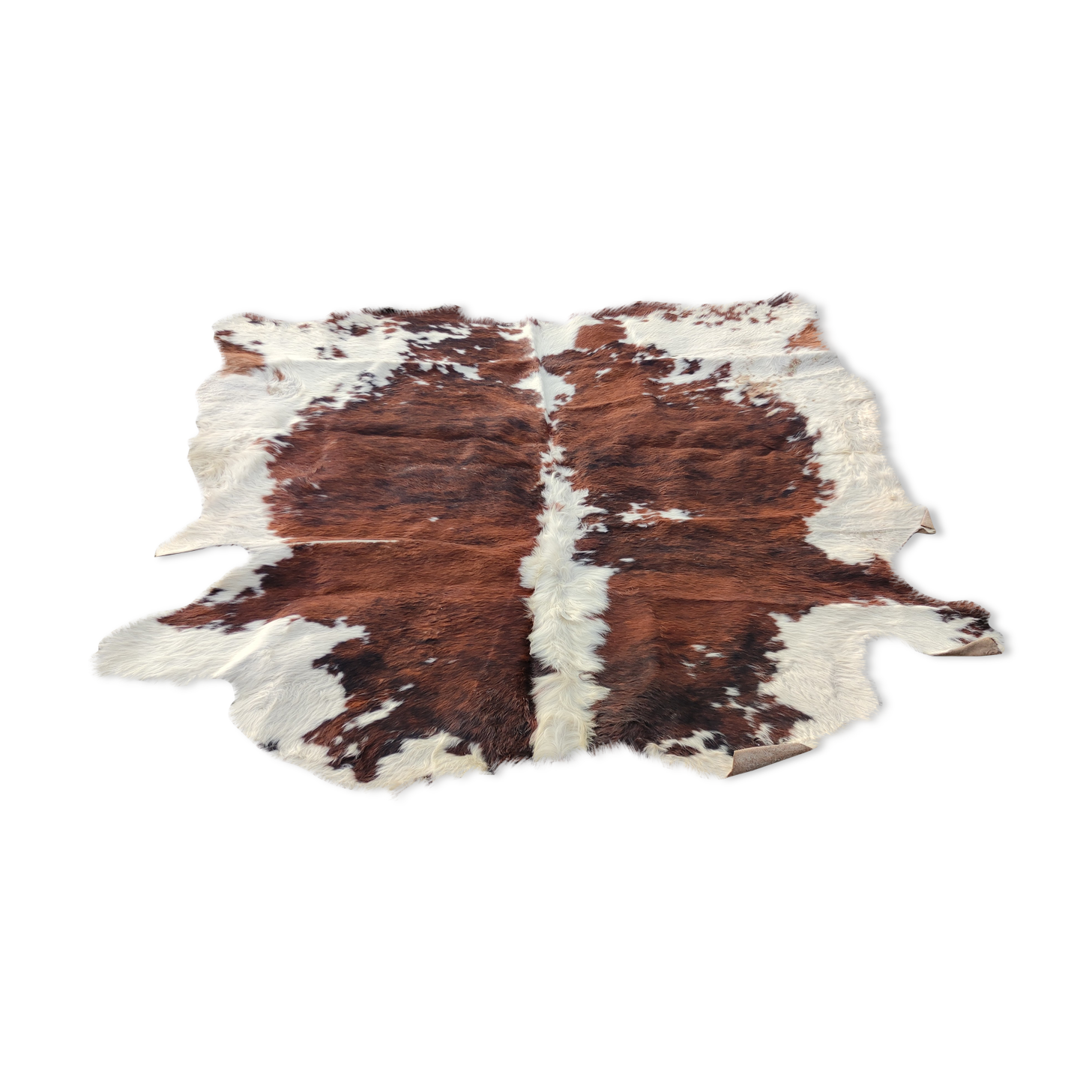 Vintage cowhide rug
