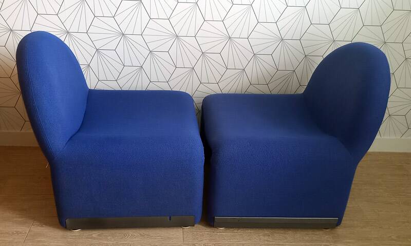 Pair of Atal low chairs - design from the 1970s.