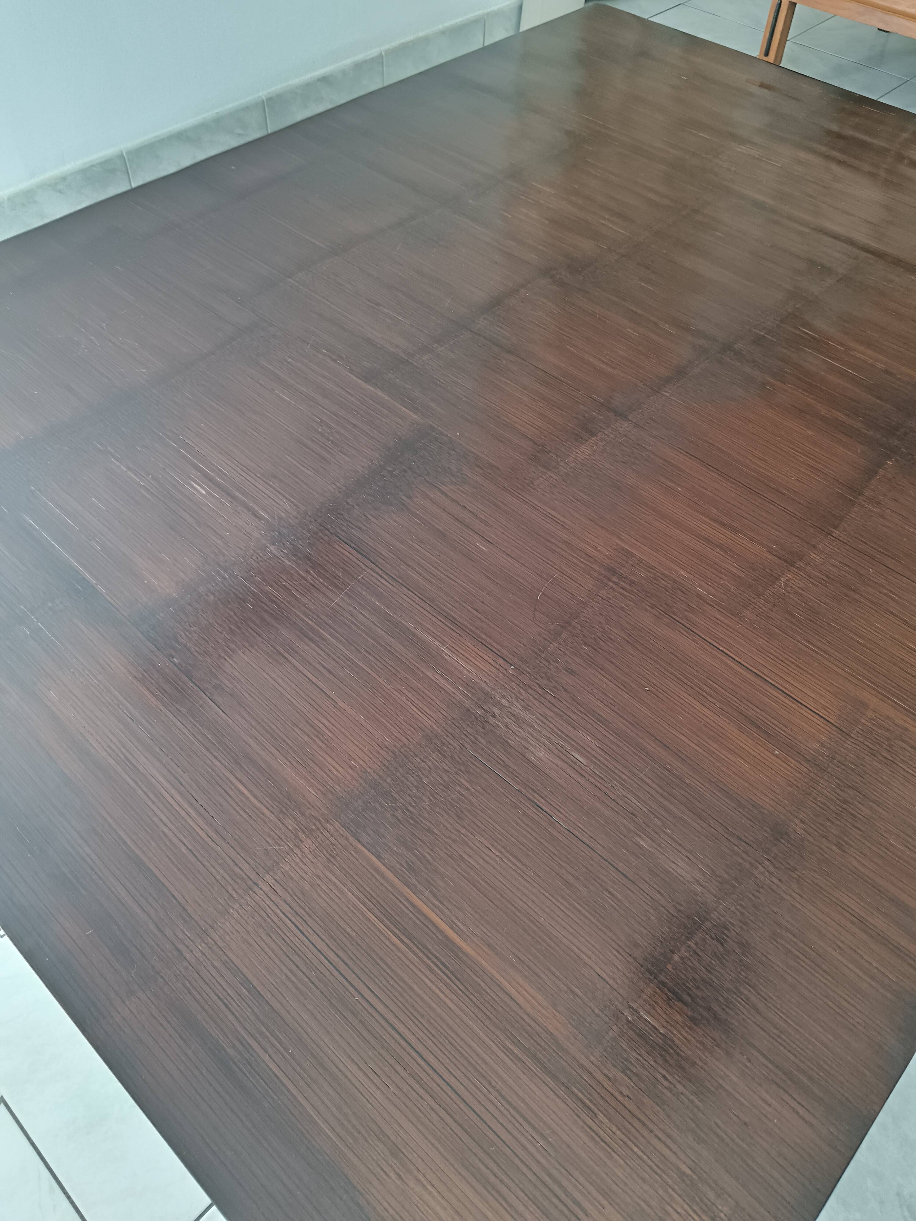 Table Basse Axel Vervoordt Bois E Bambou Laque Belgique 1980