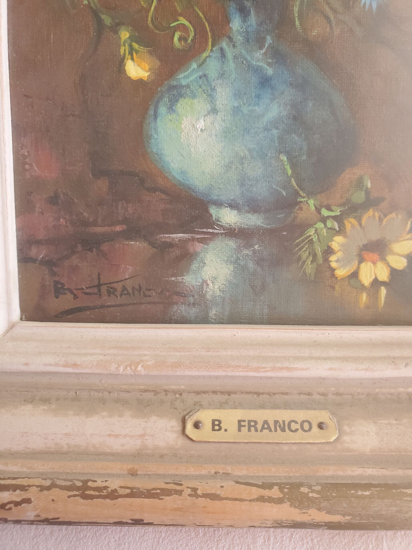 Oil painting by B. Franco