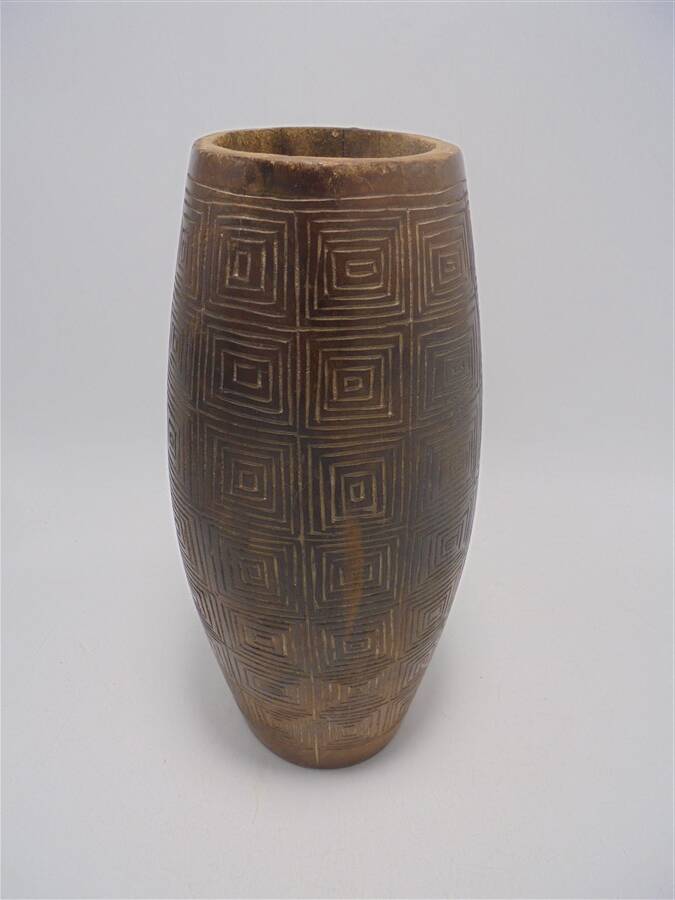 Wooden vase