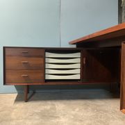 Executive desk in rosewood by Arne Vodder for Sibast Møbler