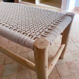 Wooden Entryway Bench with Built-in Storage - Rustic Entryway Bench for