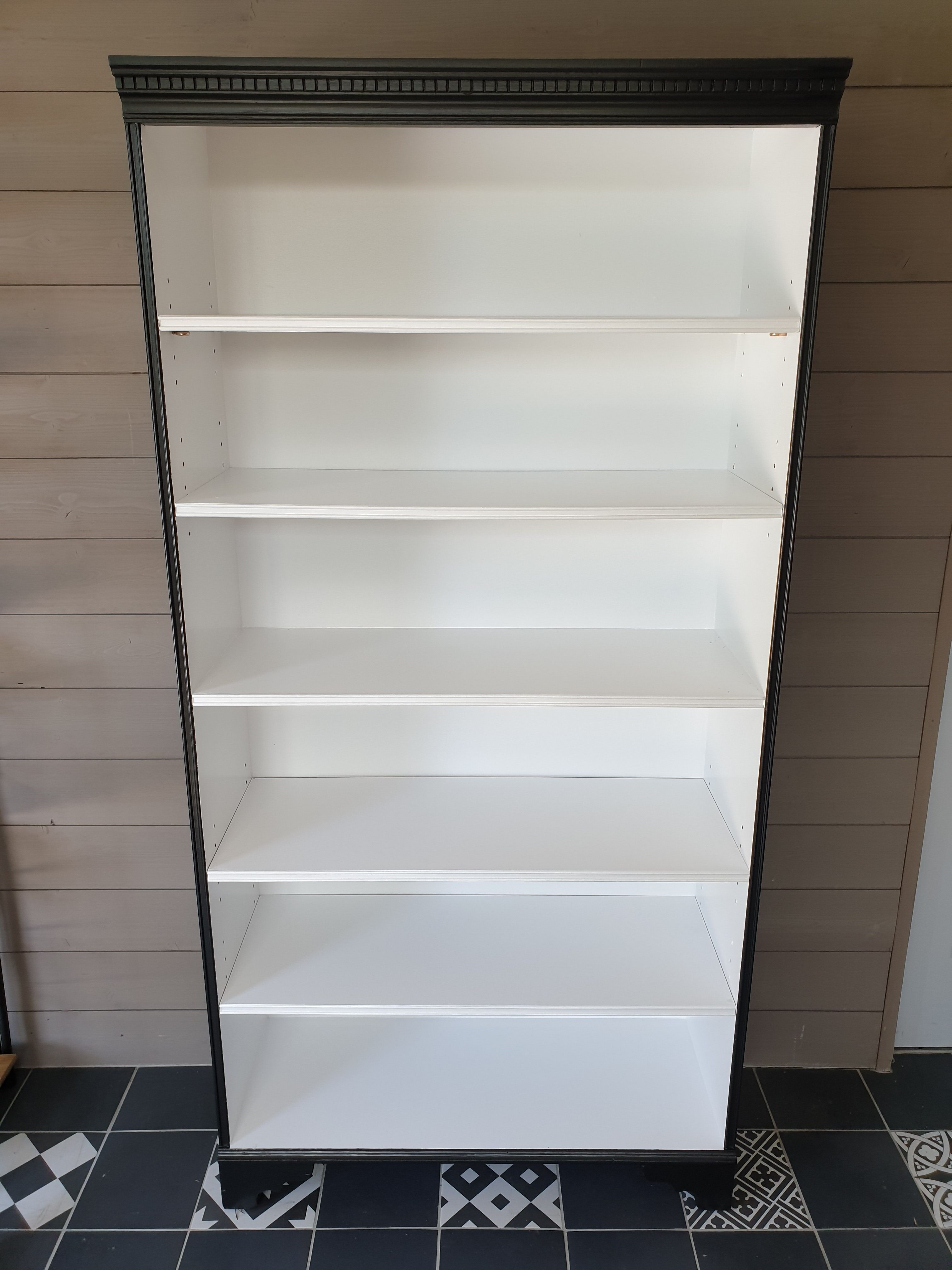 English mahogany bookcase 1970