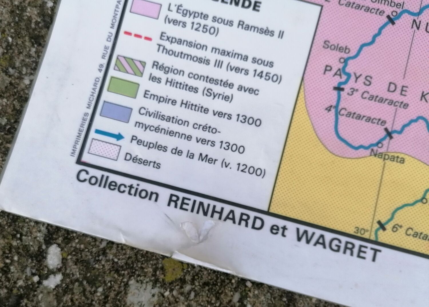 Ancient map Armand Colin History Near East Ancient and Ancient Egypt