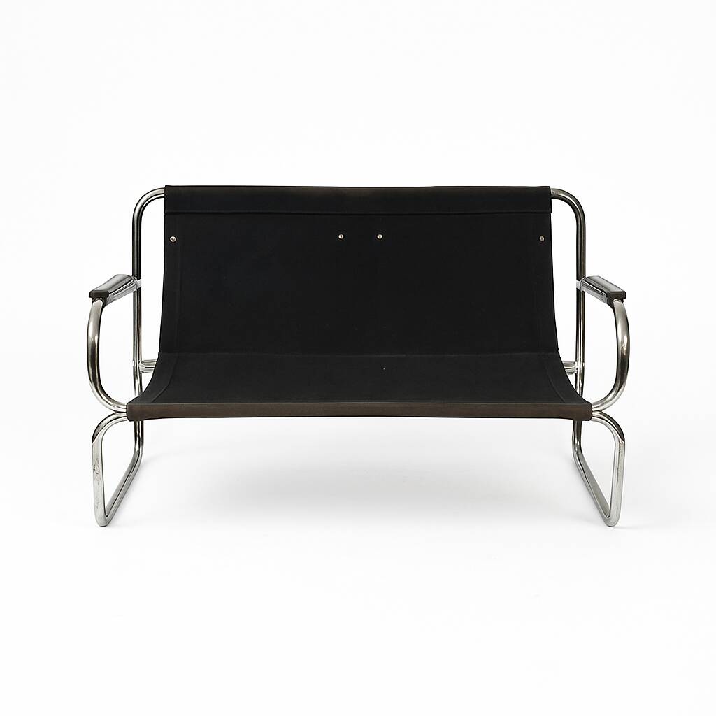 Two-Seater Tubular Lounge Piece, 1970s, Czechoslovakia