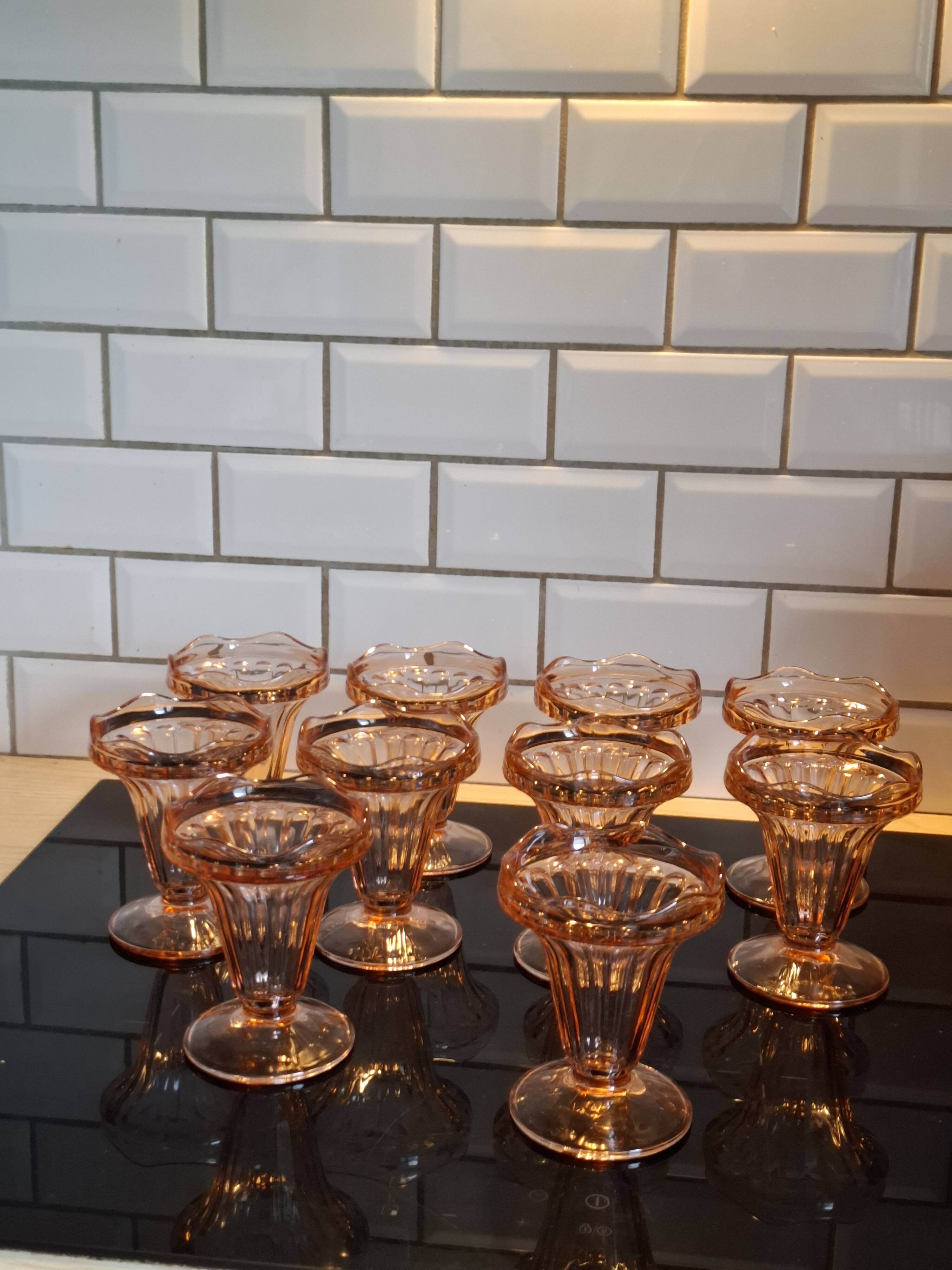 10 coupes à glace Rosaline