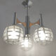 Seventies Targetti Sankey 3-globe suspension