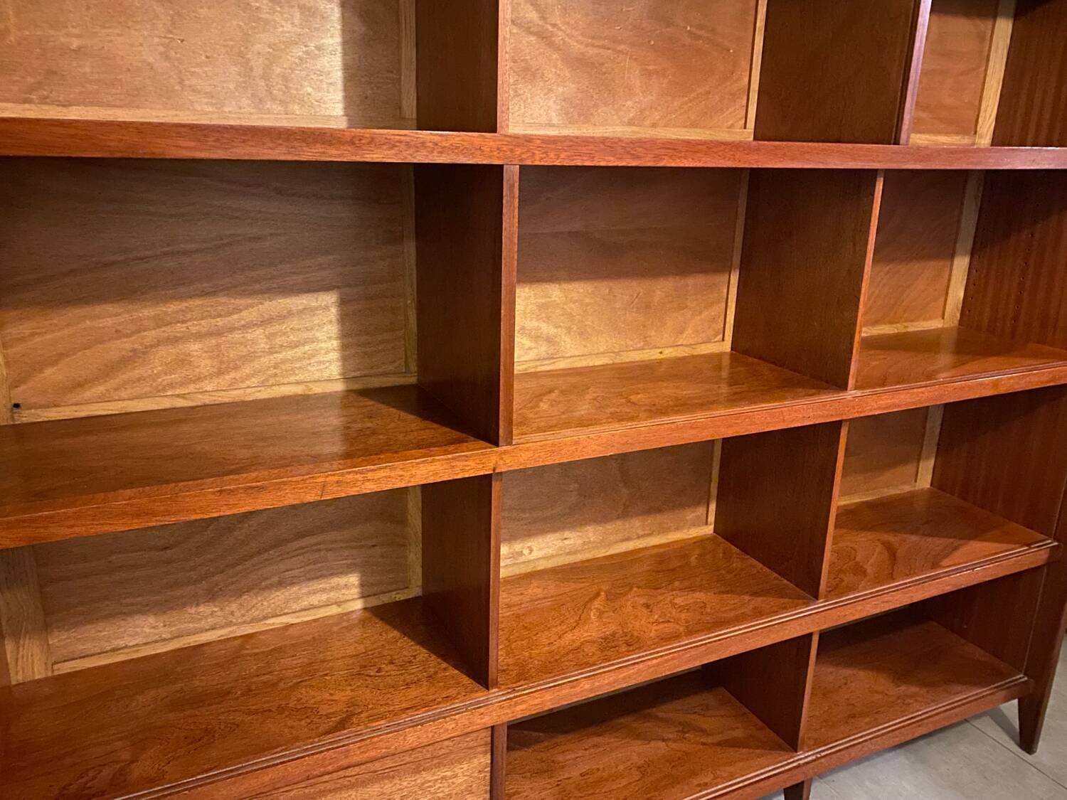 Vintage teak bookcase