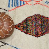 Handmade wool Berber rug 292 x 182 cm