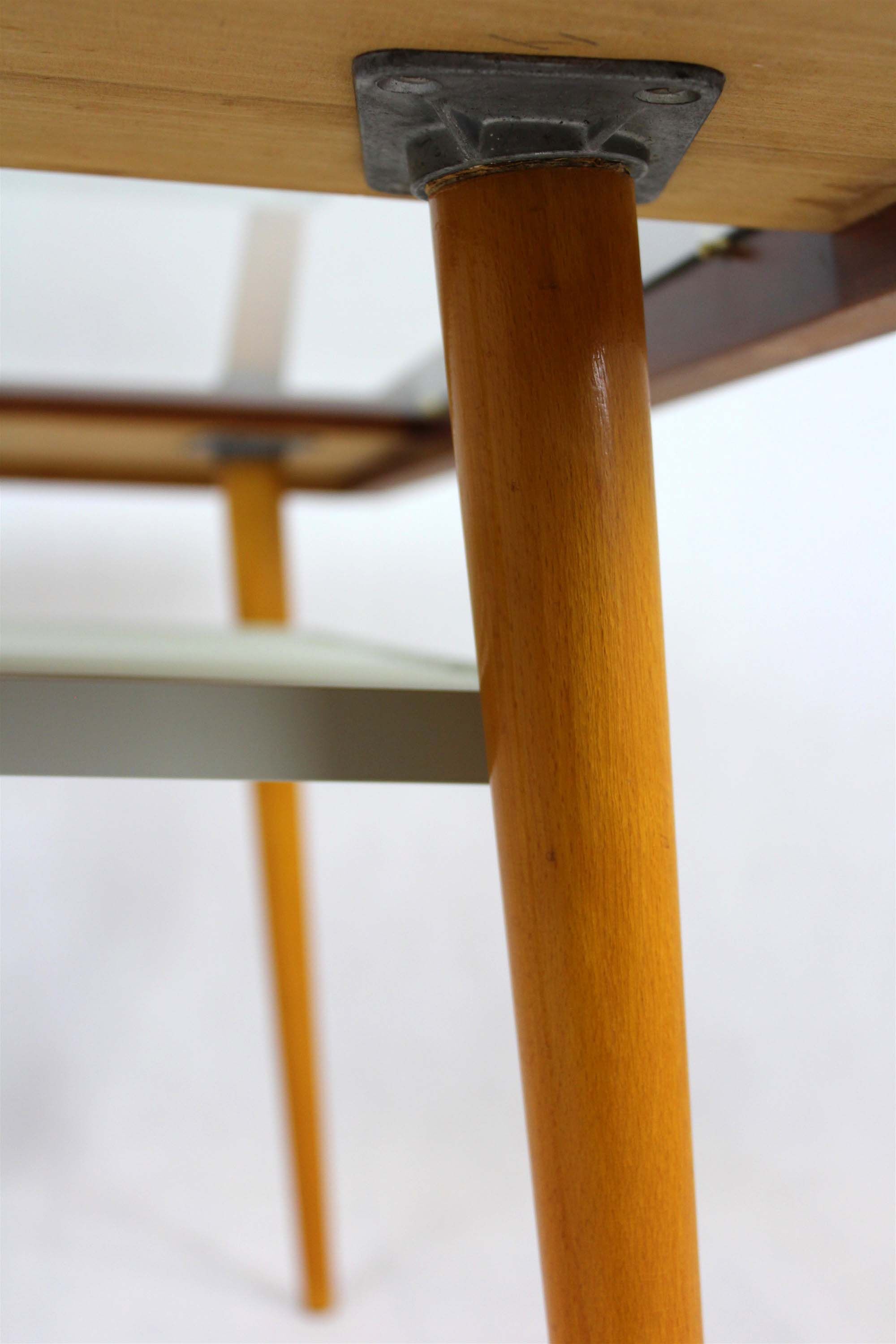 Glass top coffee table from Jitona, 1960