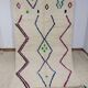 Azilal rug decorated woven in natural wool 250cm×150cm