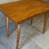 Vintage wooden portfolio table