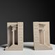 Set of ionic bookends