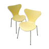 Pair of Arne Jacobsen chairs for Fritz Hansen design 2001