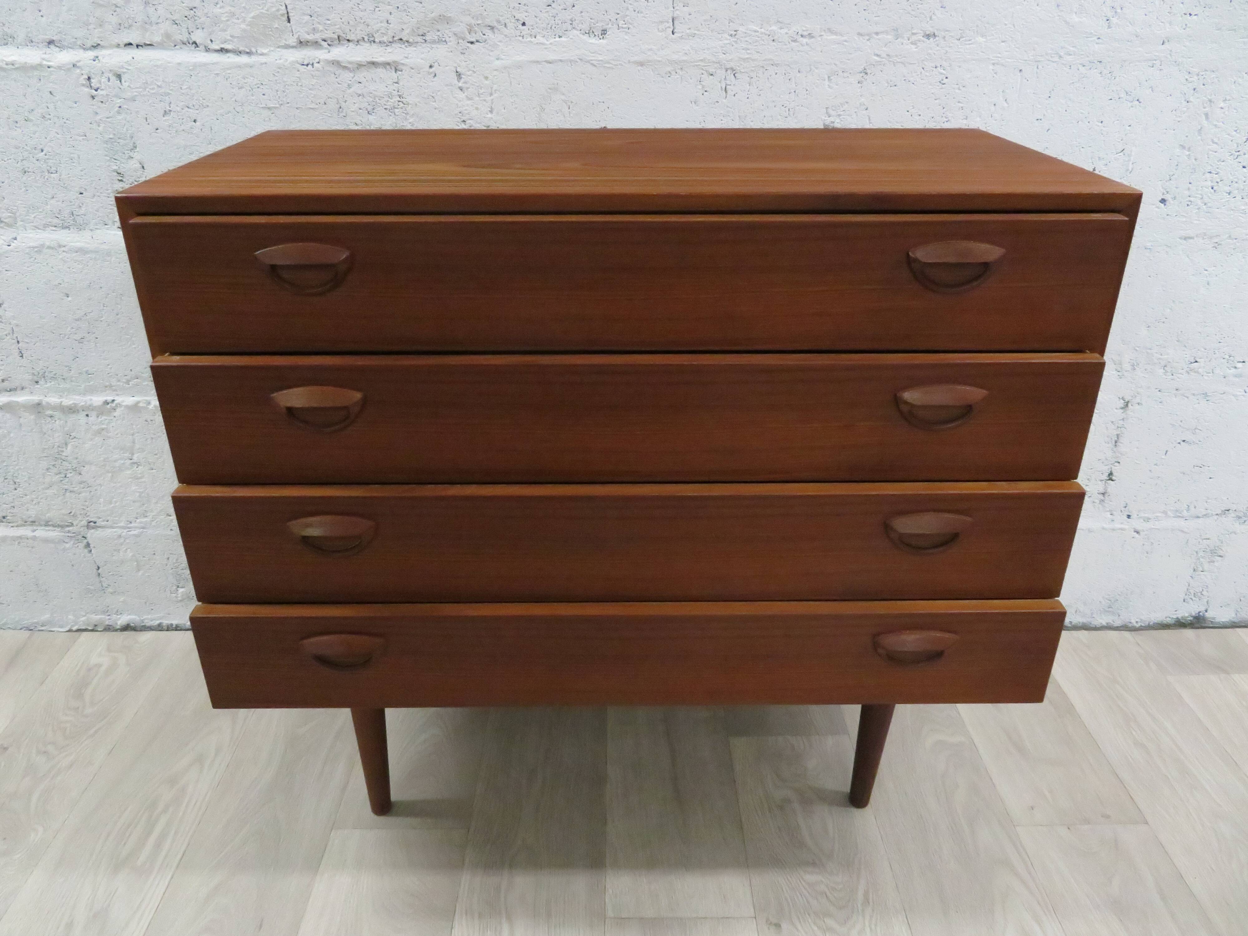 Scandinavian dresser by Kai Kristiansen vintage teak, 60