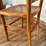 Paire de chaises cannées