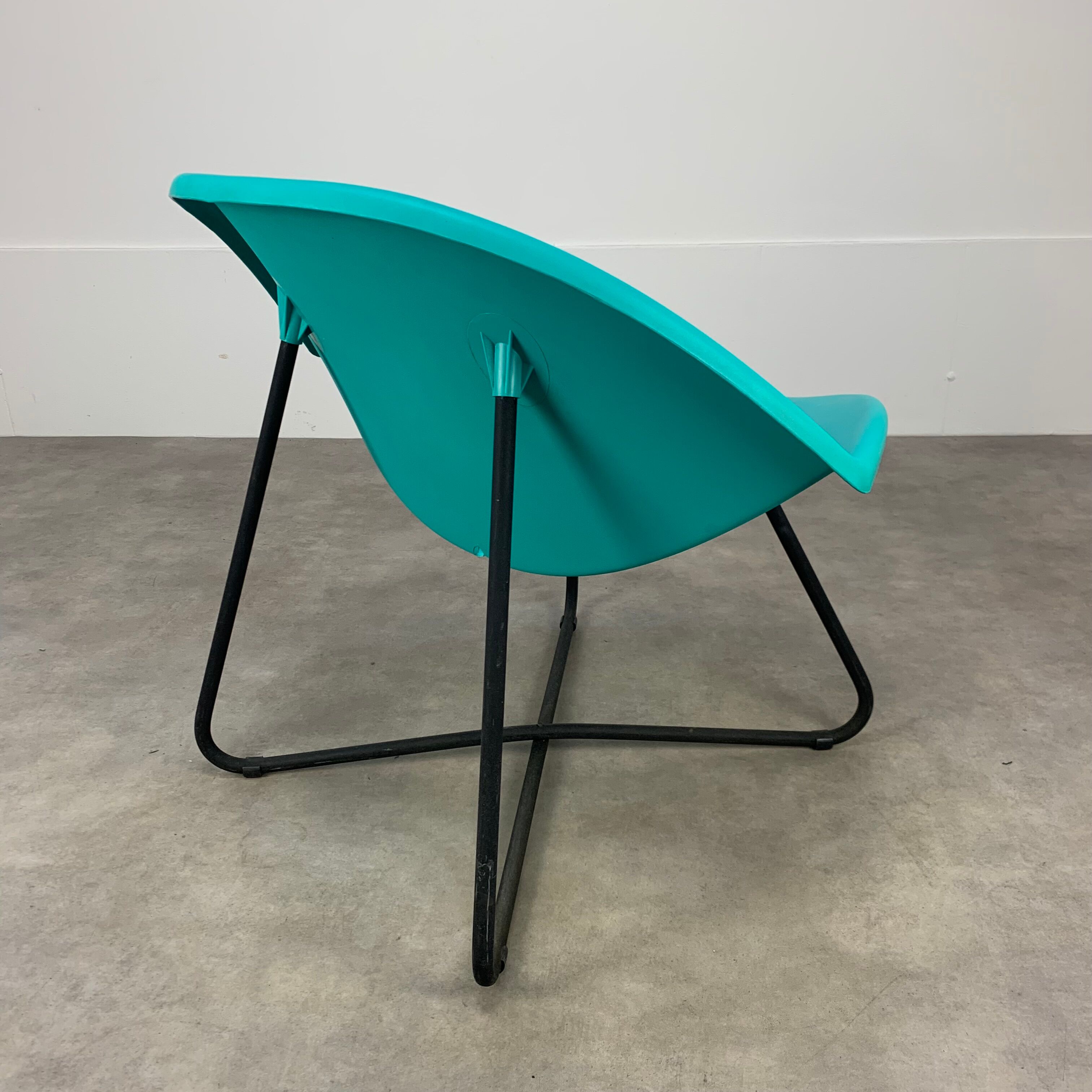 Armchair Niels Gammelgaard model Lips for Ikea blue, green