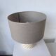 Barbi Ivory and Gold Ceramic Spherical Table Lamp