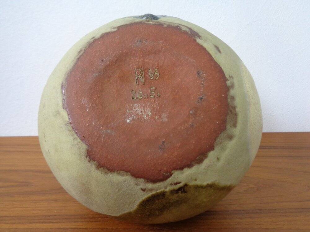 Danish Studio Ceramic Vase, 1960s