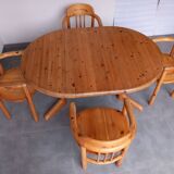 Table and chairs Denmark 1980s