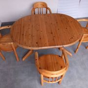 Table and chairs Denmark 1980s