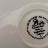 6 English cups Churchill Rosetta