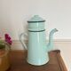 Enameled coffee pot