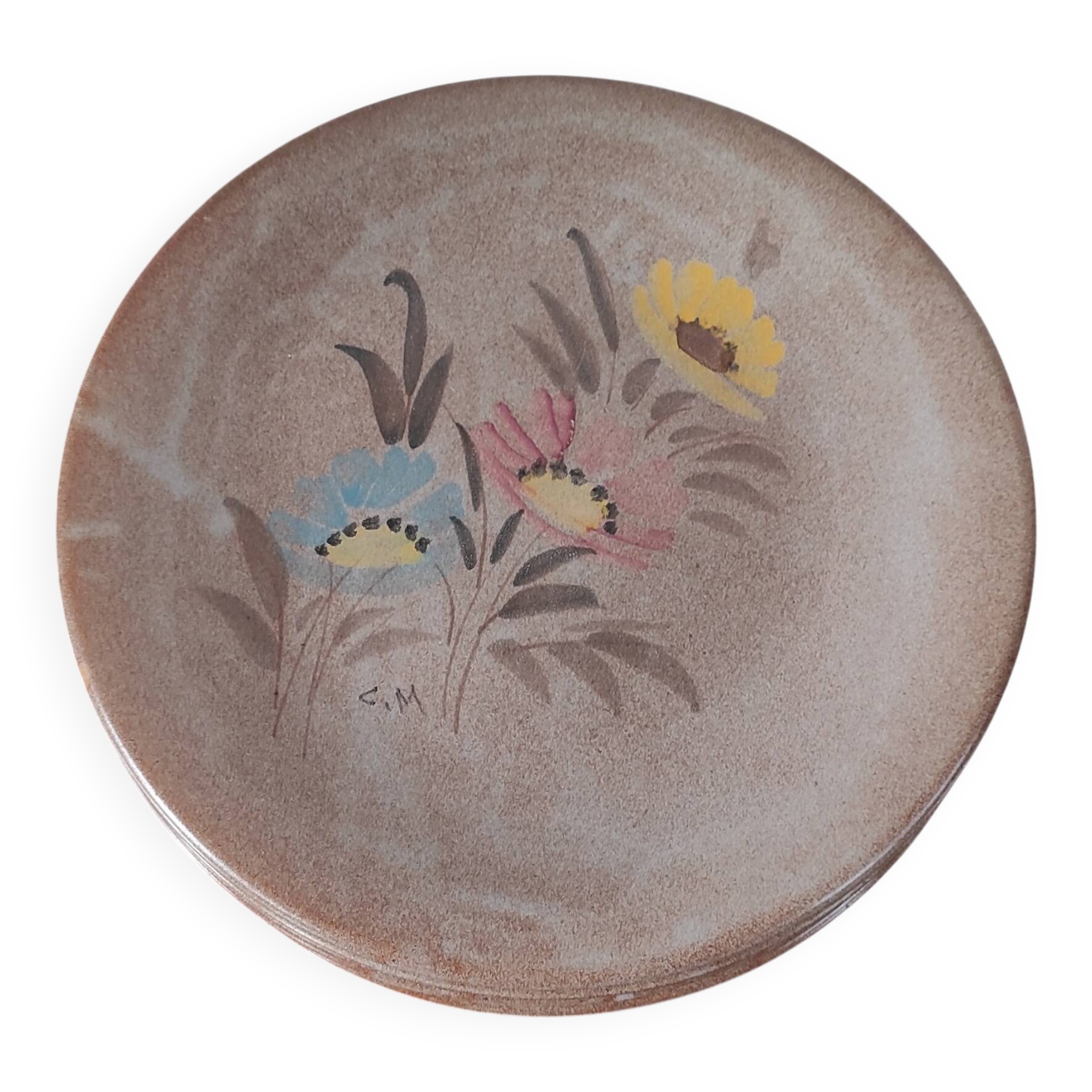 Vintage stoneware plates