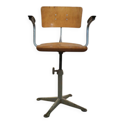 Chaise de studio avec accoudoirs Friso Kramer pour Ahrend Cirkel / années 1960
