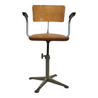 Friso Kramer for Ahrend Cirkel studio chair with arms / 1960s