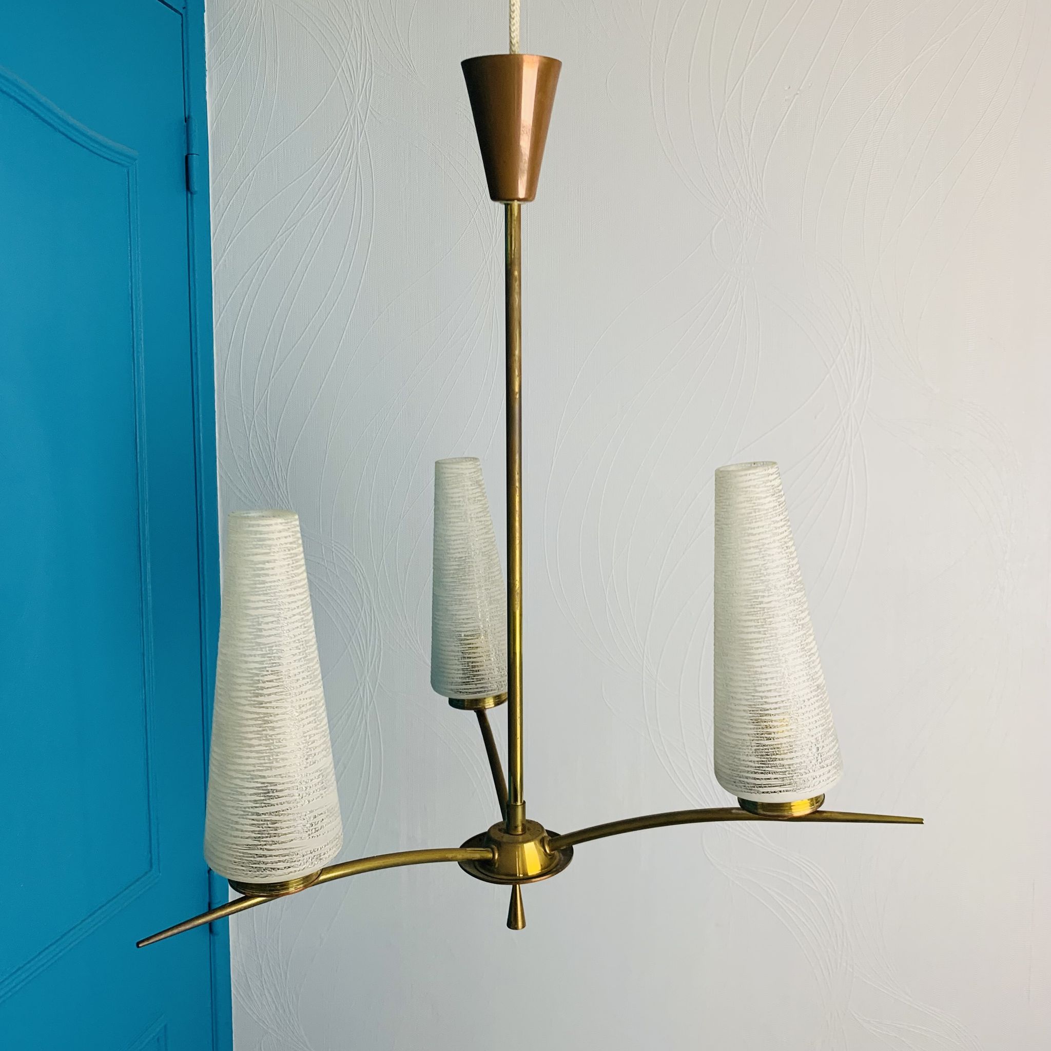 Vintage chandelier 3 burners