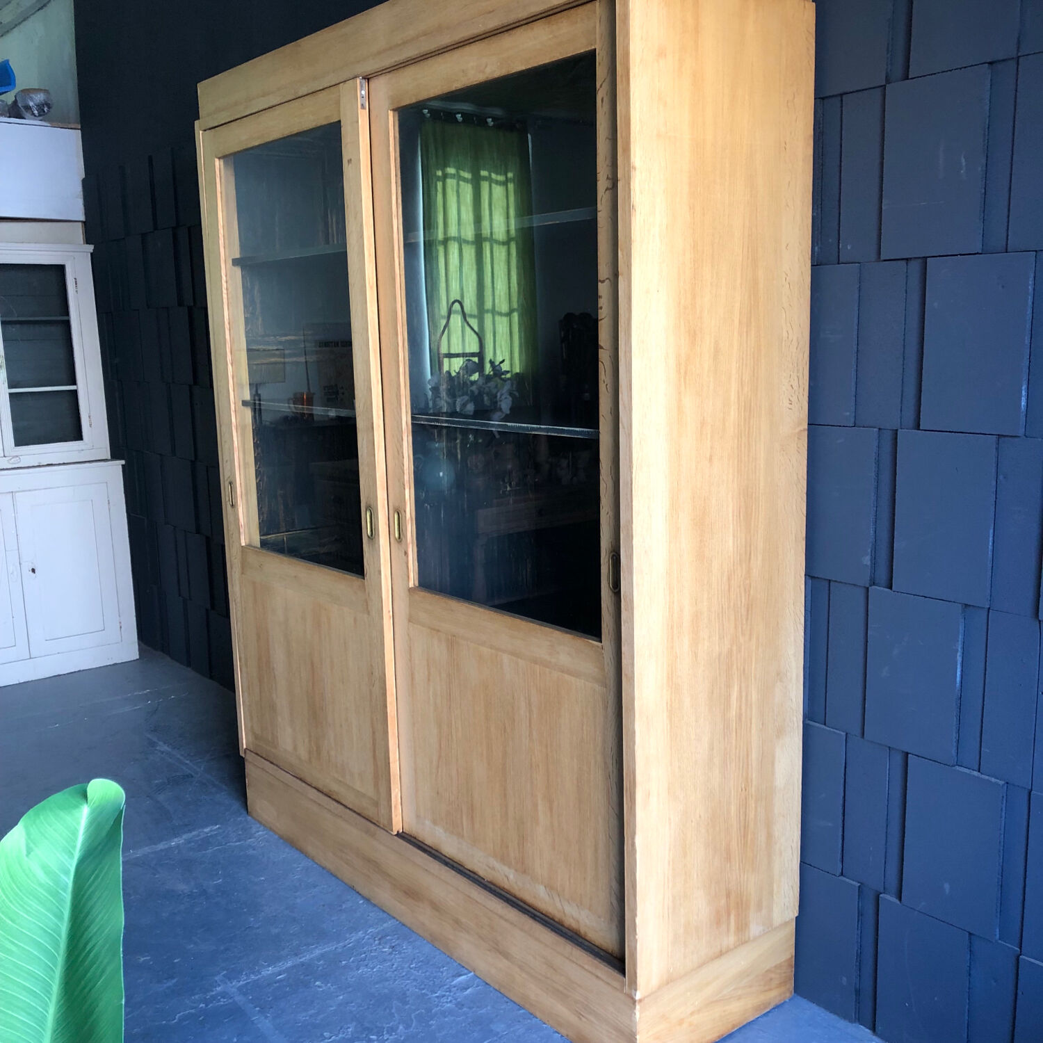 XL vintage oak bookcase