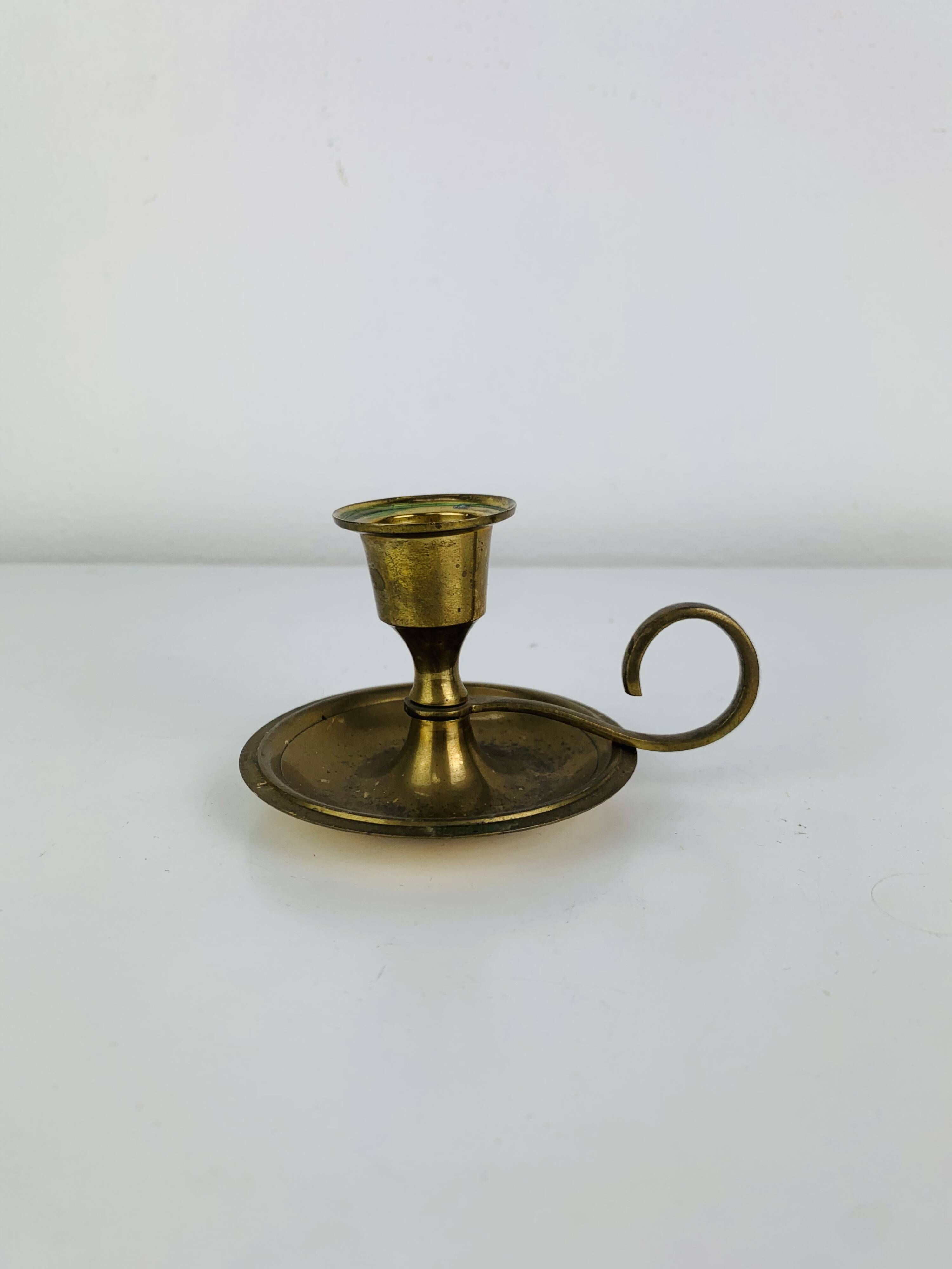 Vintage brass candlestick