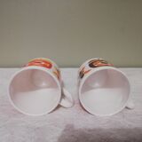 Deux mugs ou tasses 200ml "Mobil"