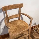 Vintage 60s bridge armchair - country chic style