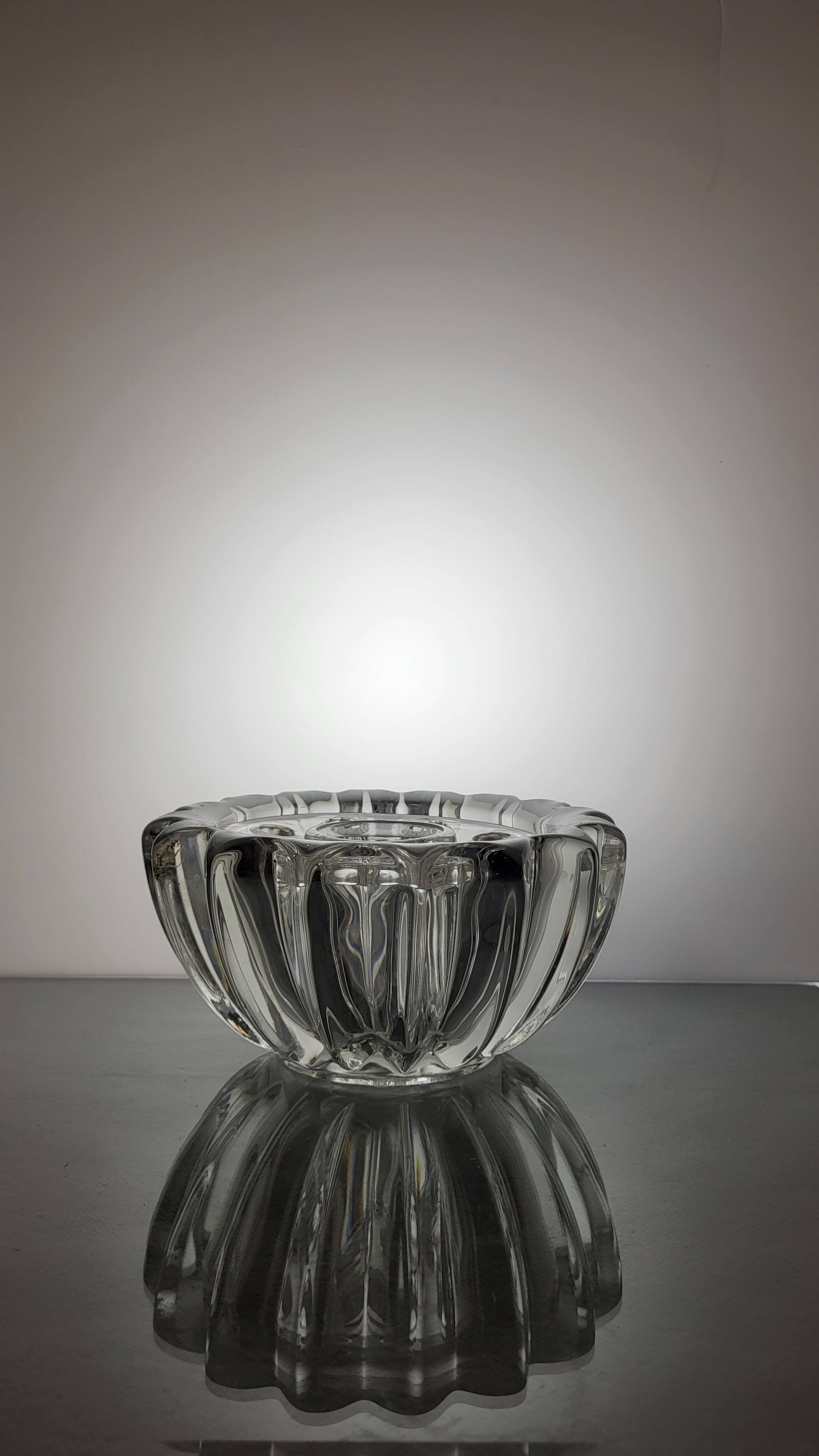 Pique Flowers Vase in crystal P. D'avesn