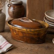Vintage terrine in glazed earthenware La Bourguignonne n°6