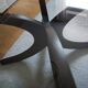 Table basse en verre et en bois