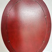 Miroir chinois oval façon cuir