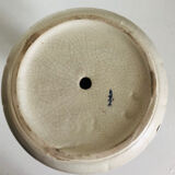 Art Deco lamp base in crackled ceramic