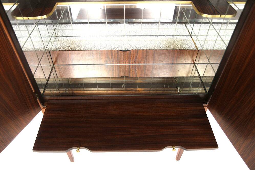 Scandinavian rosewood bar "No 626" Tidaholms Möbelfabrik, Sweden, 1960