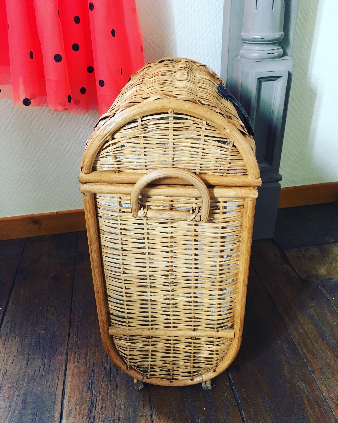 Rattan toy box