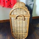 Rattan toy box
