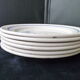 Set of 6 hollow plates in Niderviller faience, model Kate