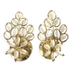 Pair of flower sconces, tassels from the 70s and 80s